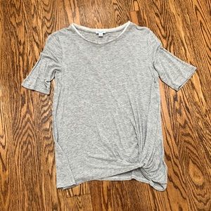 Splendid Grey Twist Knot Bottom Top - so soft!